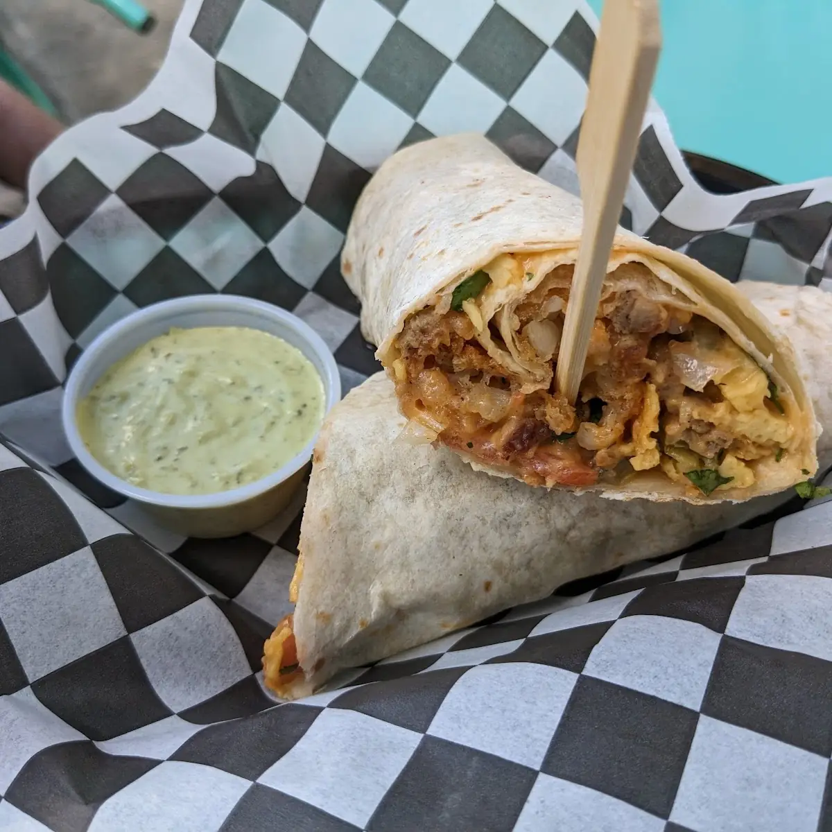 The Little Donkey Breakfast Burrito