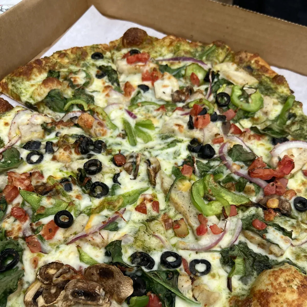 Chicken Pesto Pizza