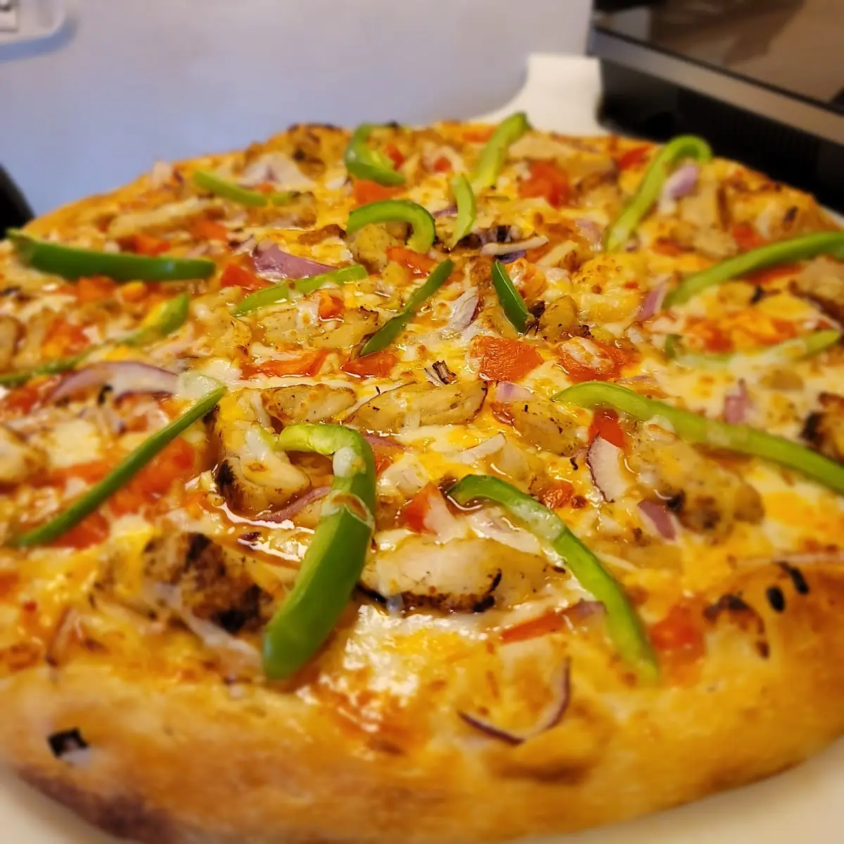 Sweet Thia Chicken Pizza