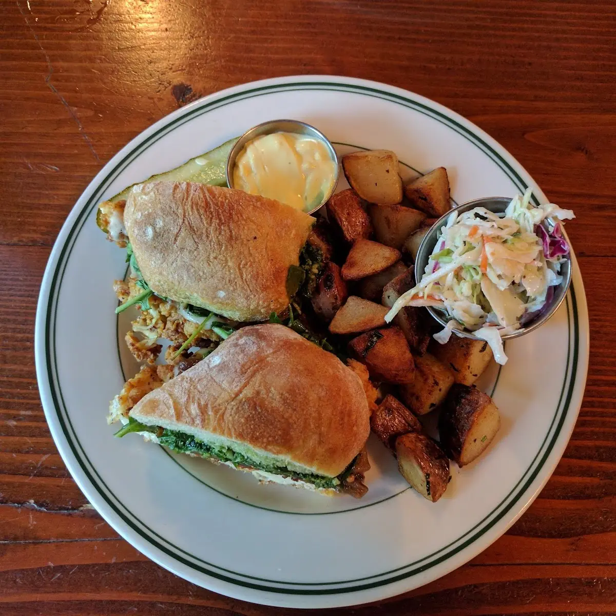 Pan Fried Bluegill blt