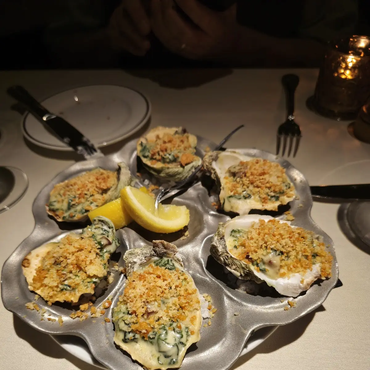 Oysters Rockefeller