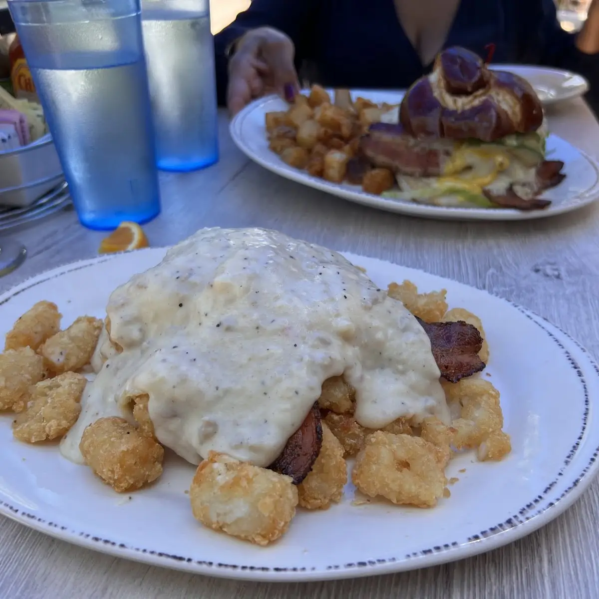 Bacon Eggs Gravy