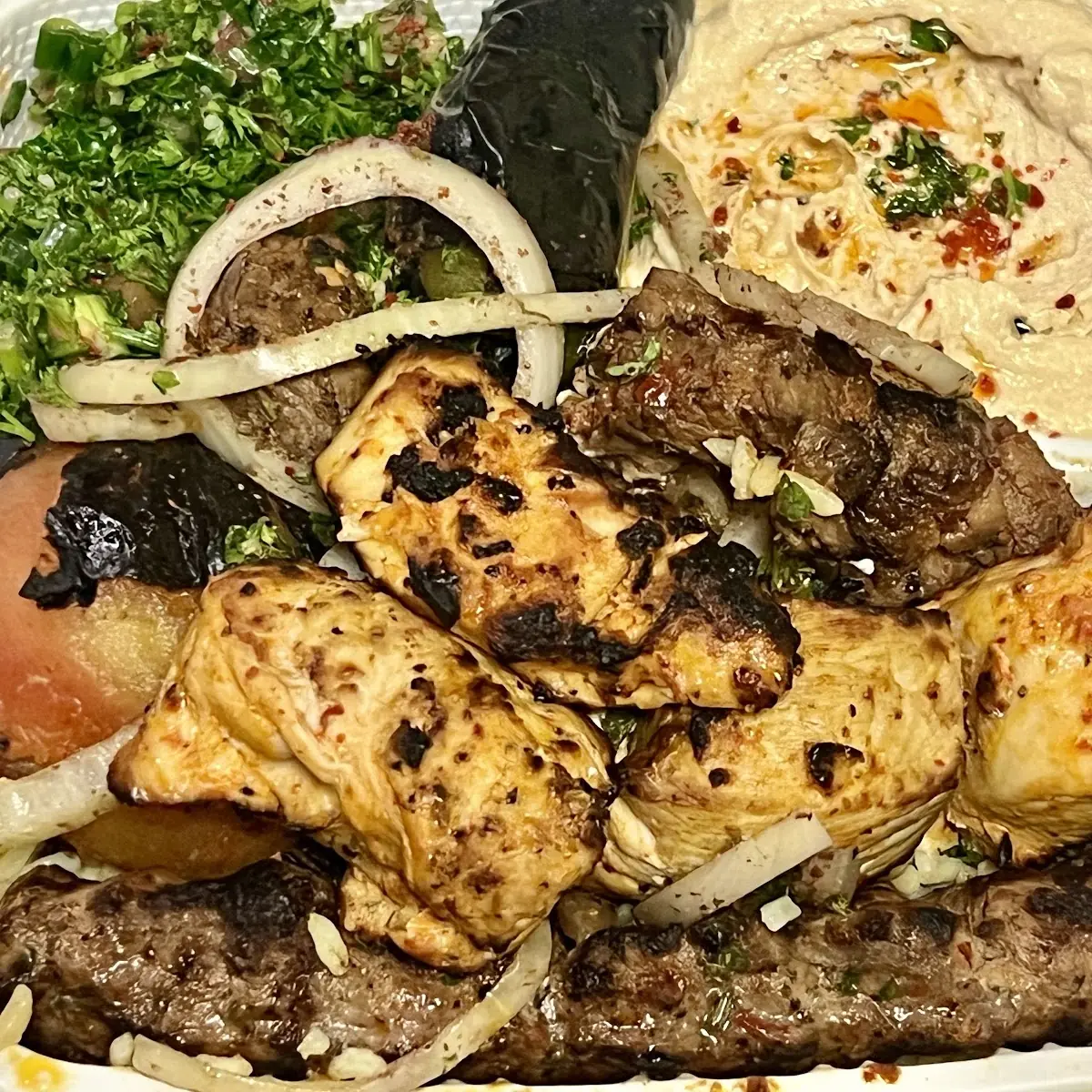 Chicken Kabob Plate