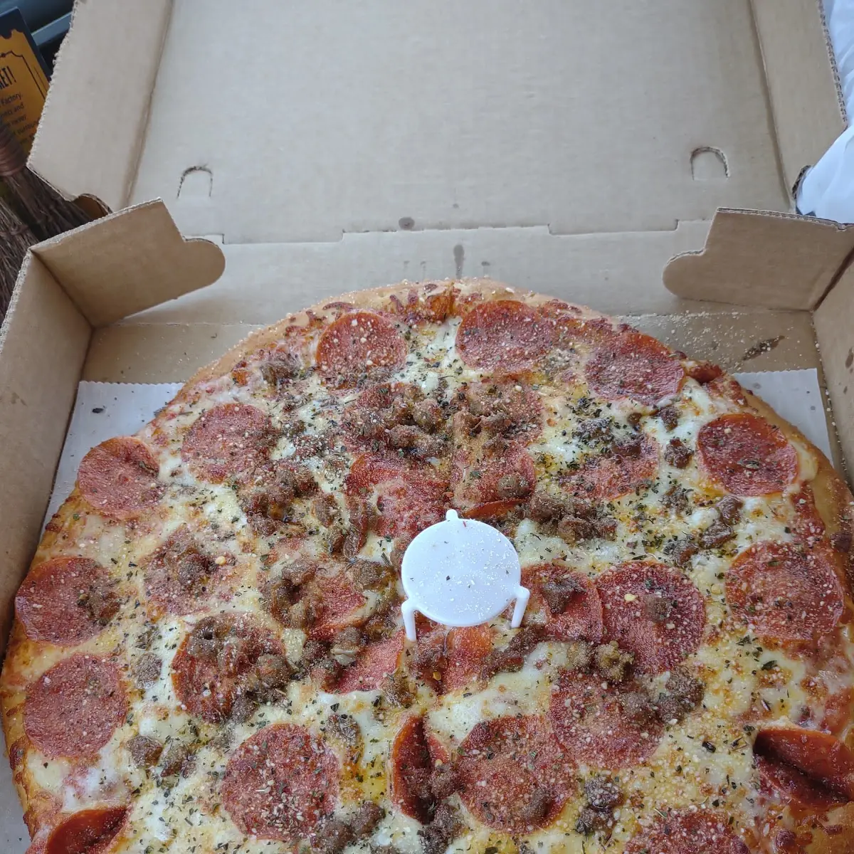 Sausage and Pepperoni Pizza