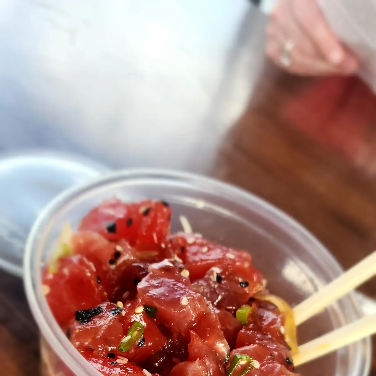 Ahi Tuna Poke Bowls