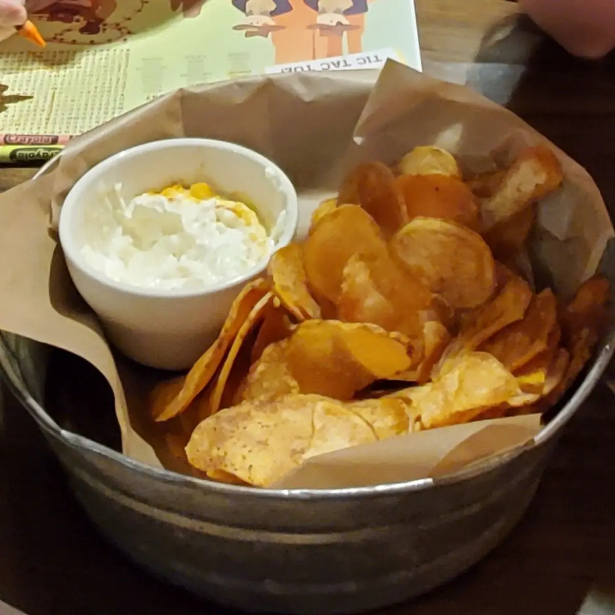 Potato Chips and Dip