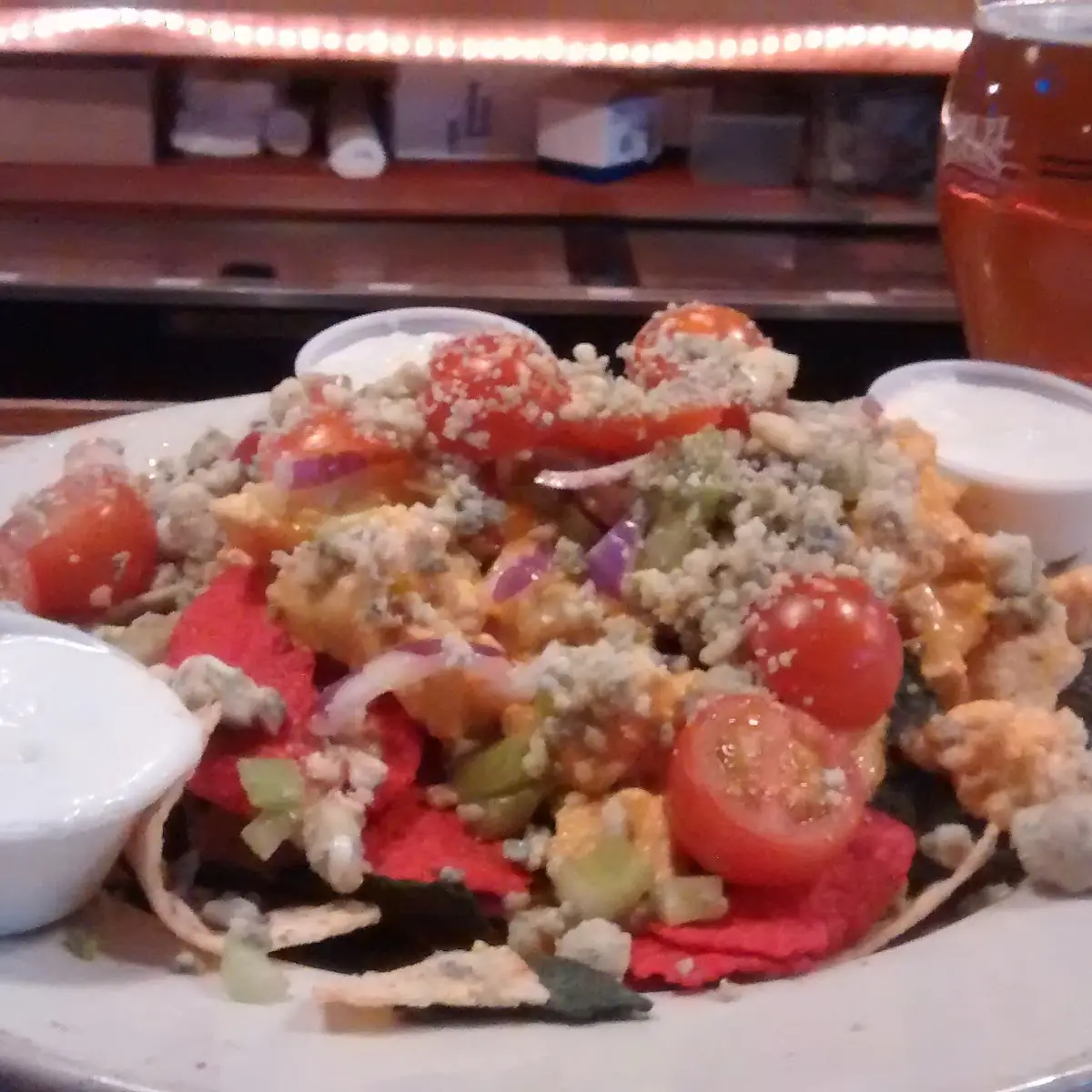 Buffalo Chicken Nachos