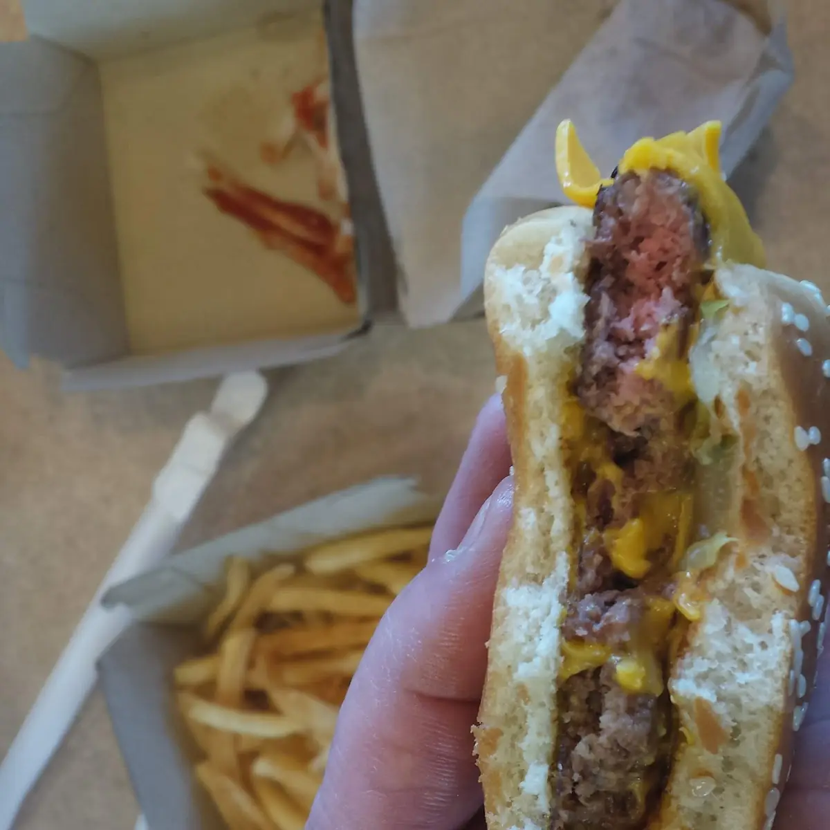 Half Raw Quarter Pounder
