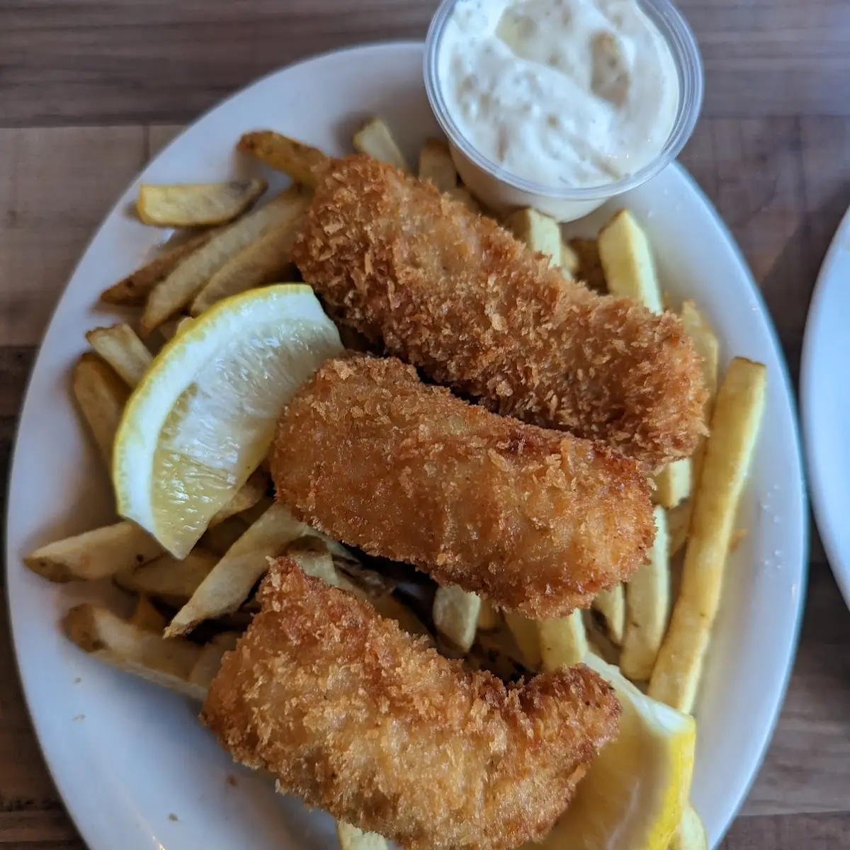 Salmon Fish and Chips Panko