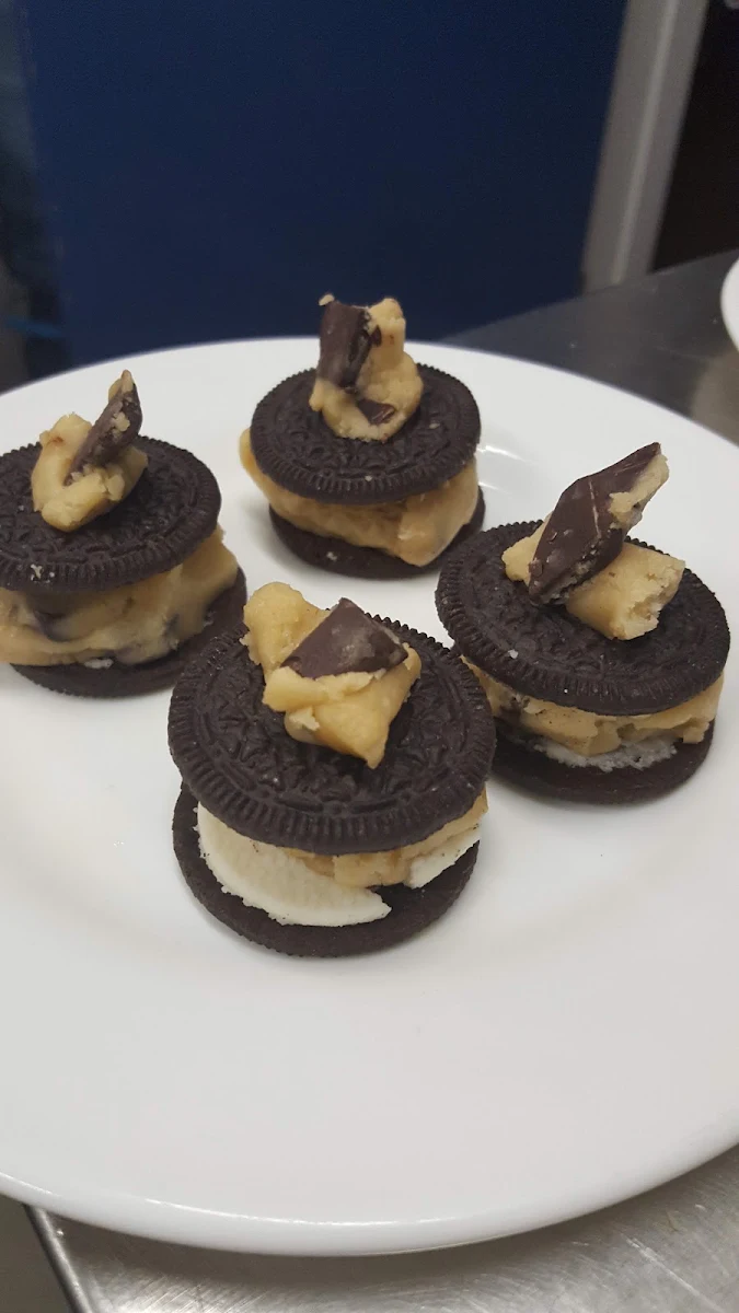 Cookie Dough Stuffed Oreo