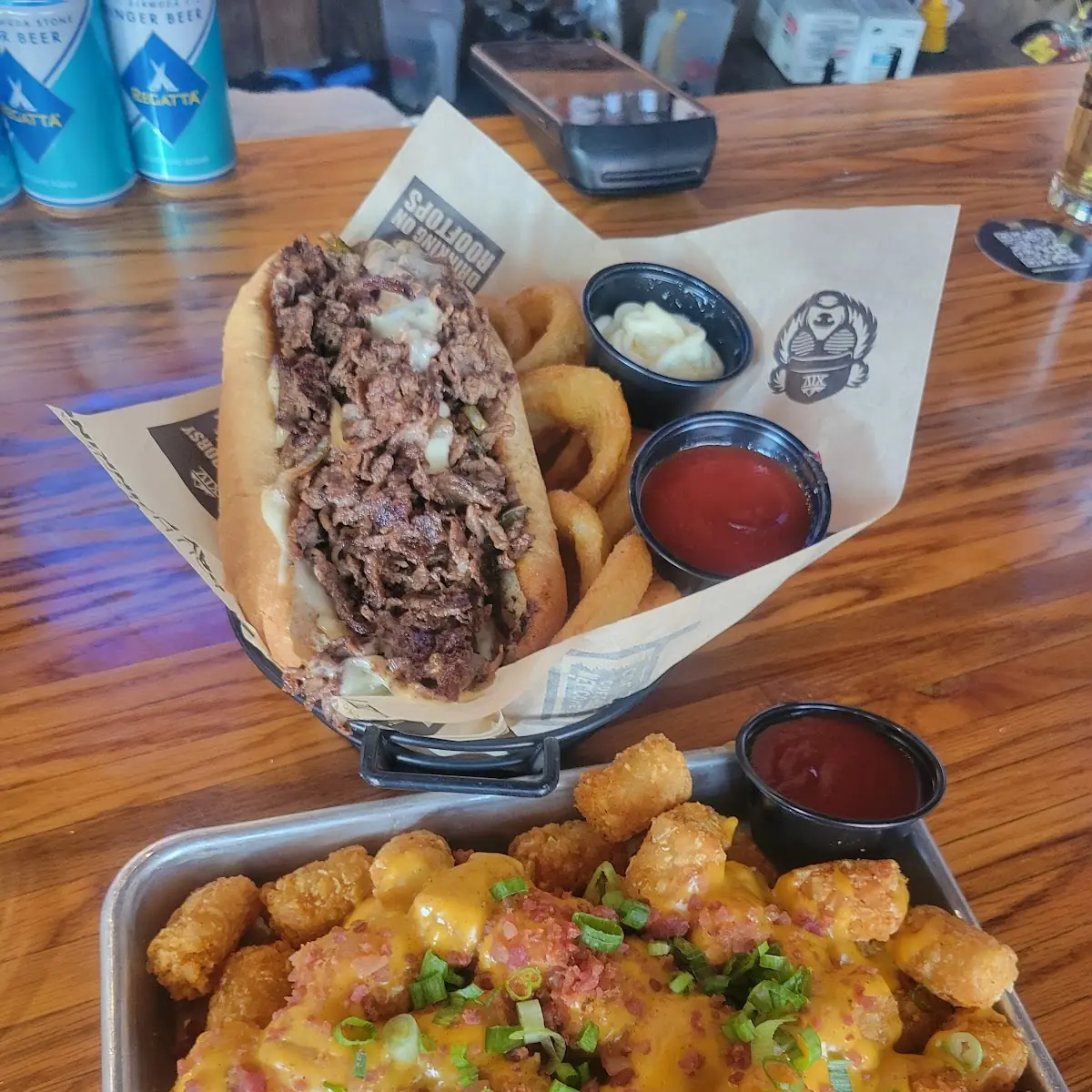 Philly Cheese Steak & Loaded Tots