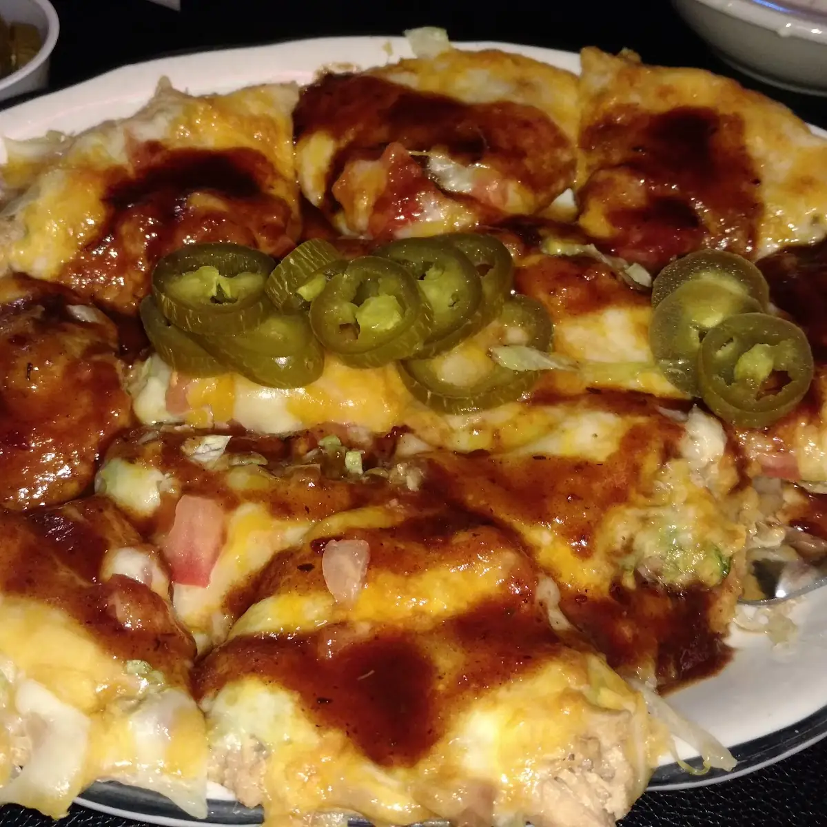 Swamp Chicken Nachos
