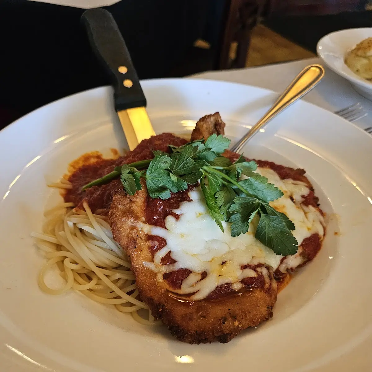 Chicken or Veal Parmesan