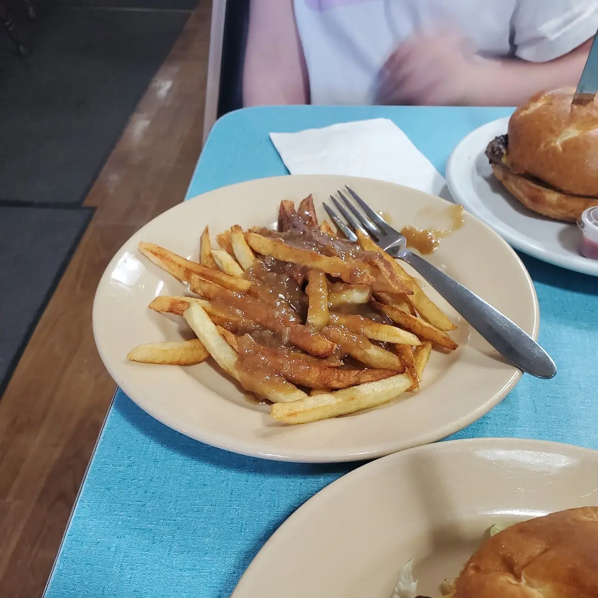 Double Texas Burger with Fried Onion