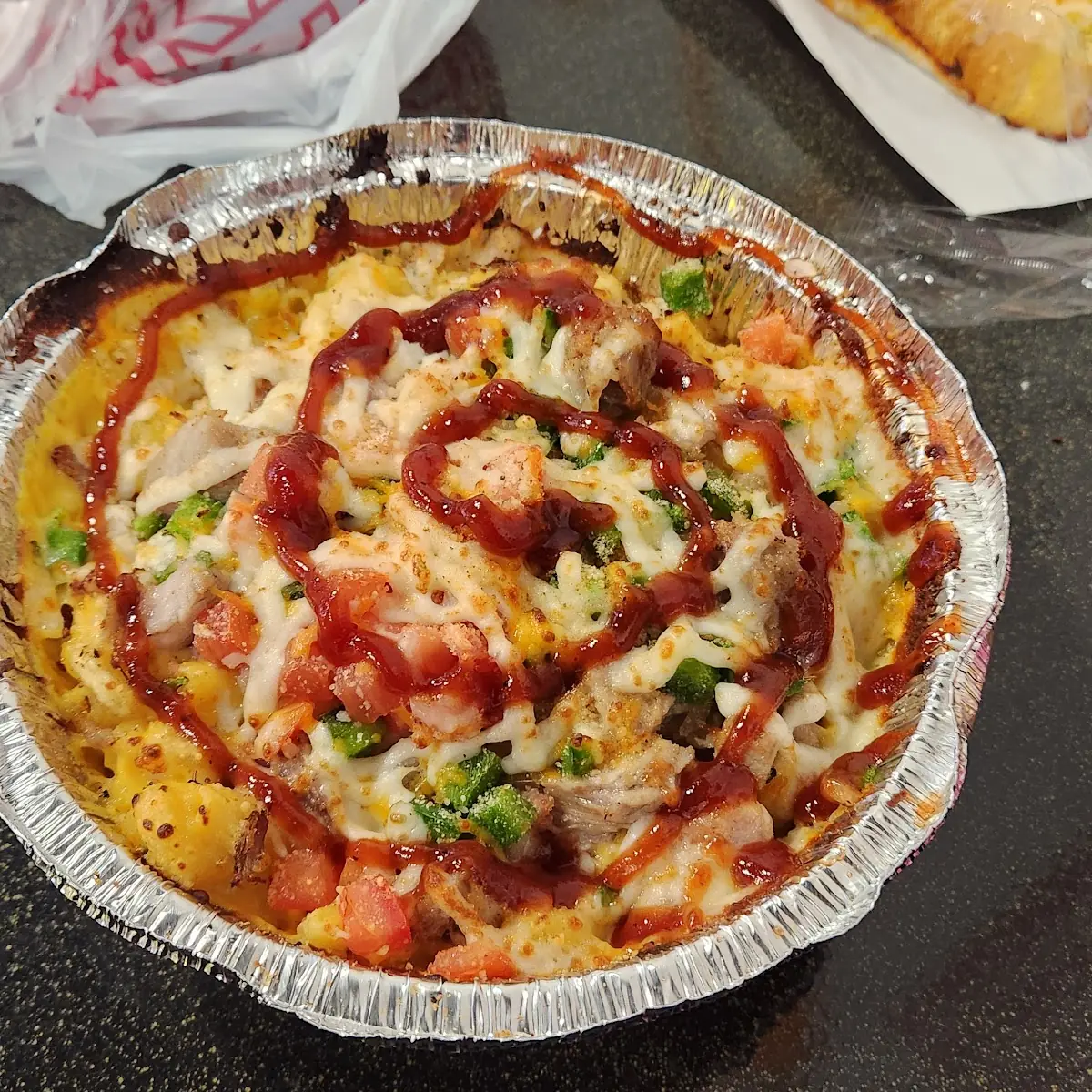 BYO Mac and Cheese with Pulled Pork