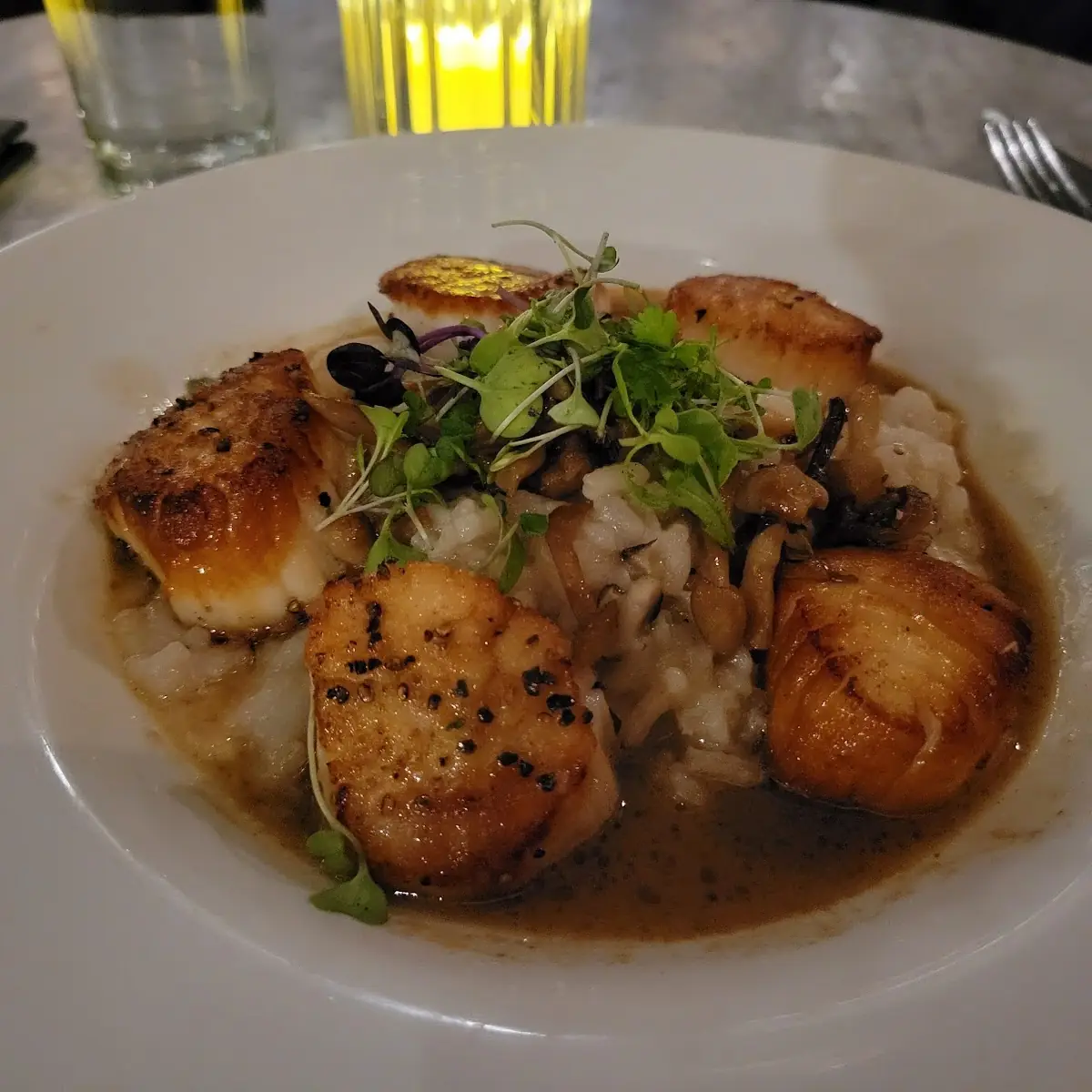 Pan Seared Scallops