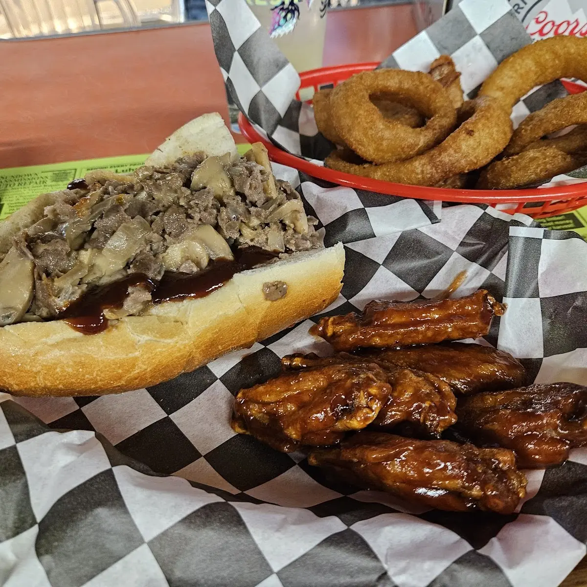 Cheesesteak Special w Wings