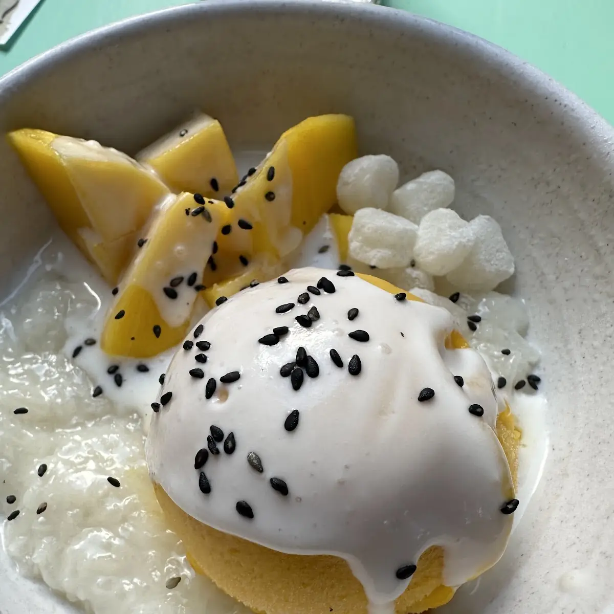 Mango Sticky Rice Pudding