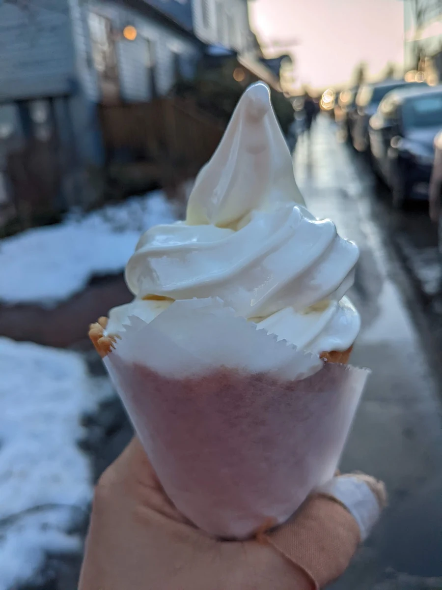 Cheesecake Soft-Serve Ice Cream