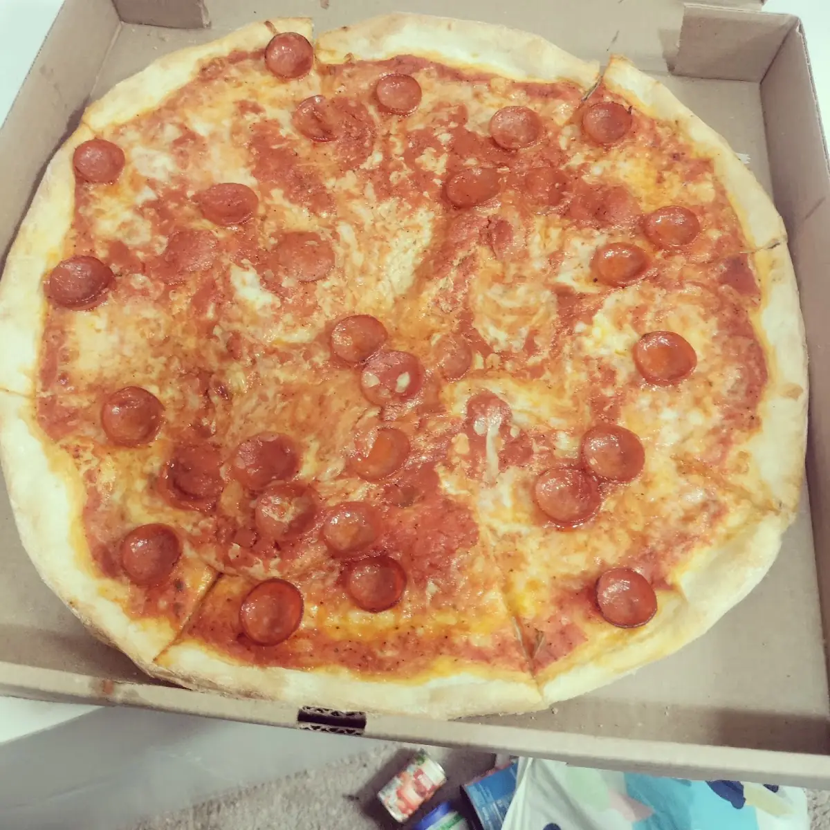 Pepperoni Pizza with Extra Sauce
