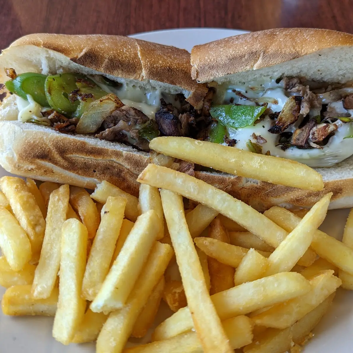 Philly Cheese Steak with Fries