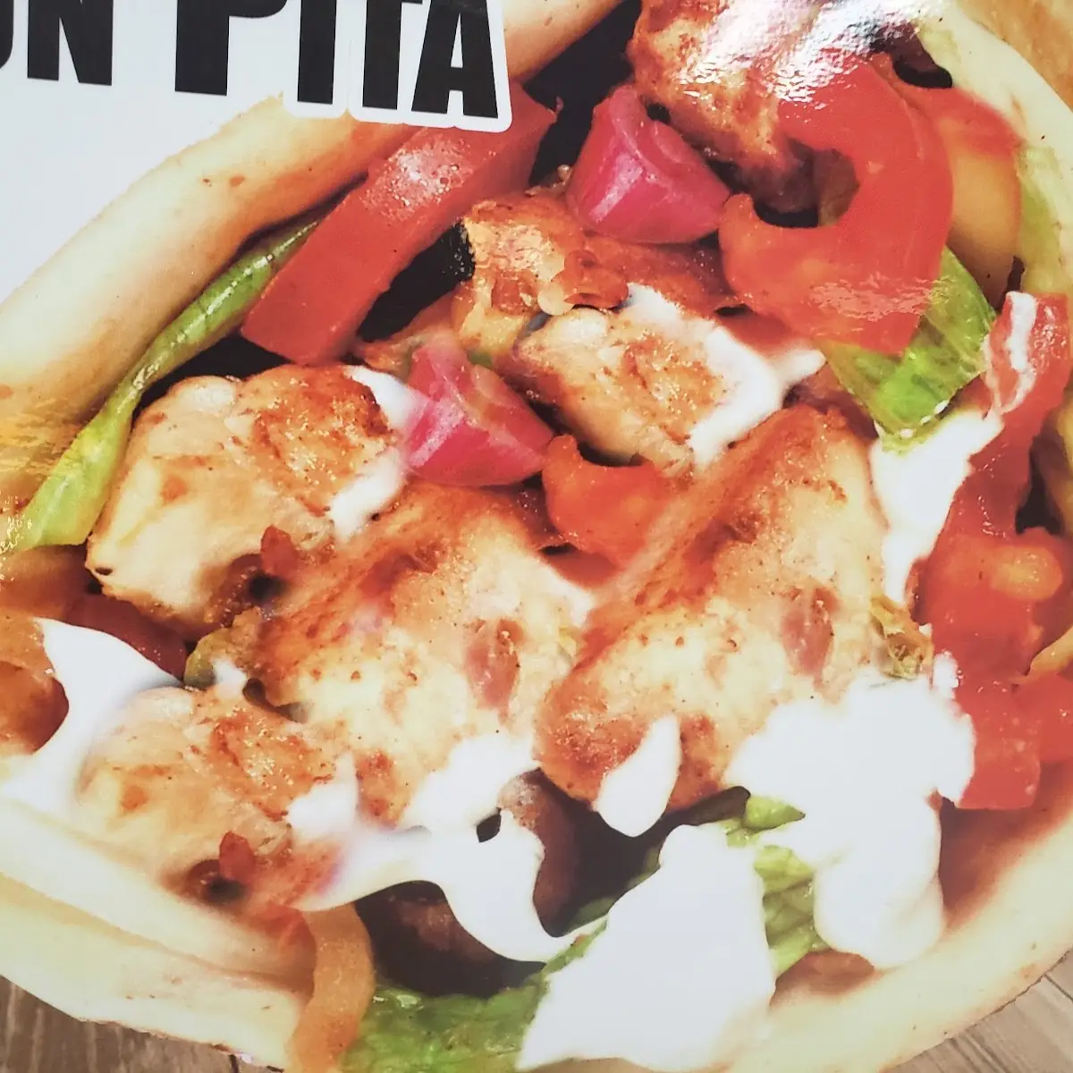 Chicken Gyro on Pita