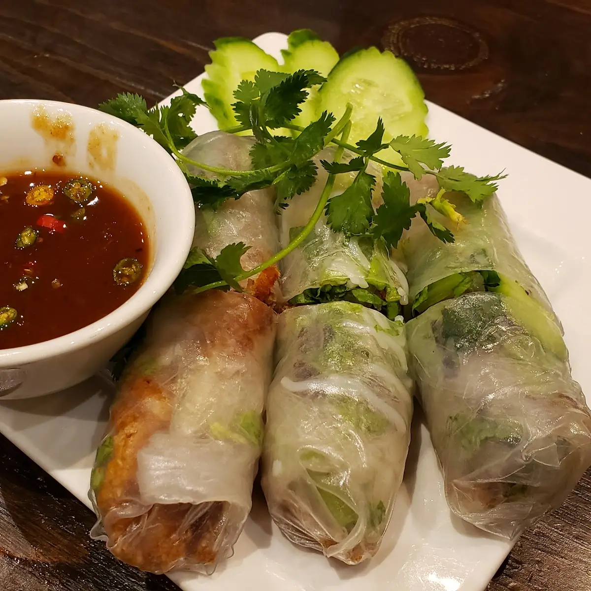 Shrimp & Pork Spring Rolls
