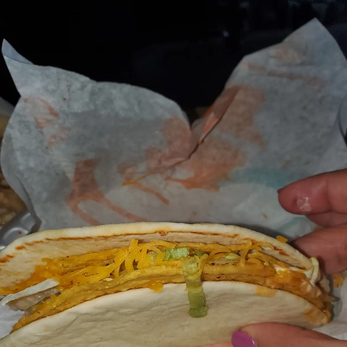 Cheesy Gordita Taco