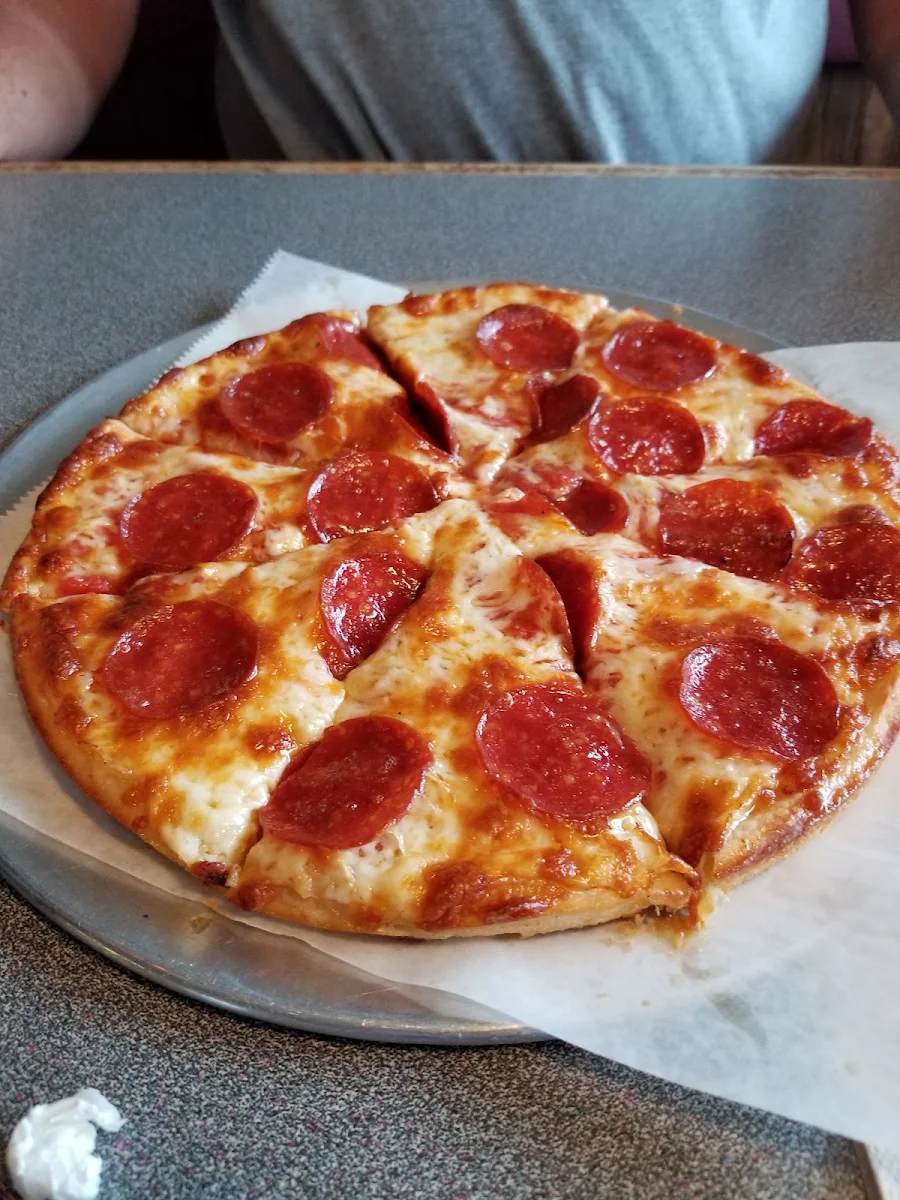 Extra Cheese and Pepperoni Pizza