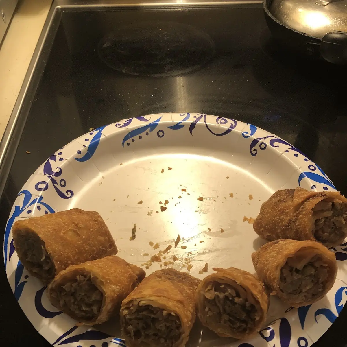 Roast Pork Egg Roll