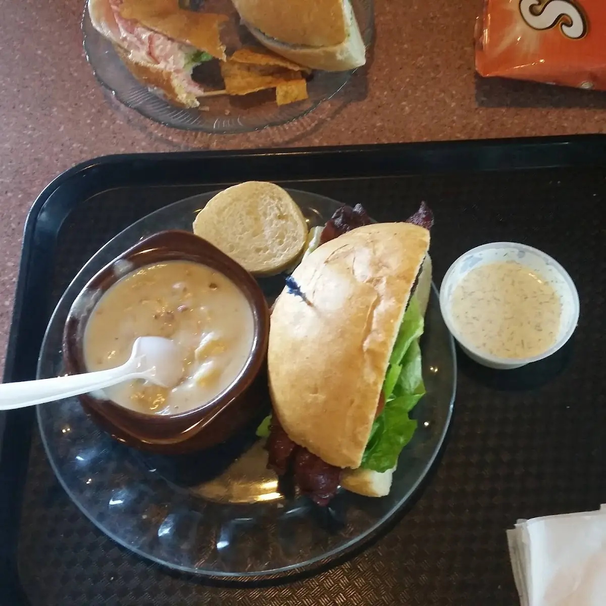 blt Sandwich Soup and Half Sandwich