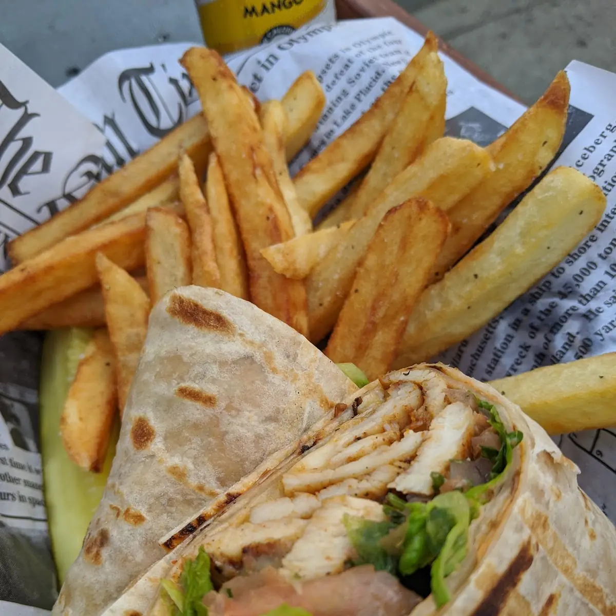 Cajun Chicken Wrap