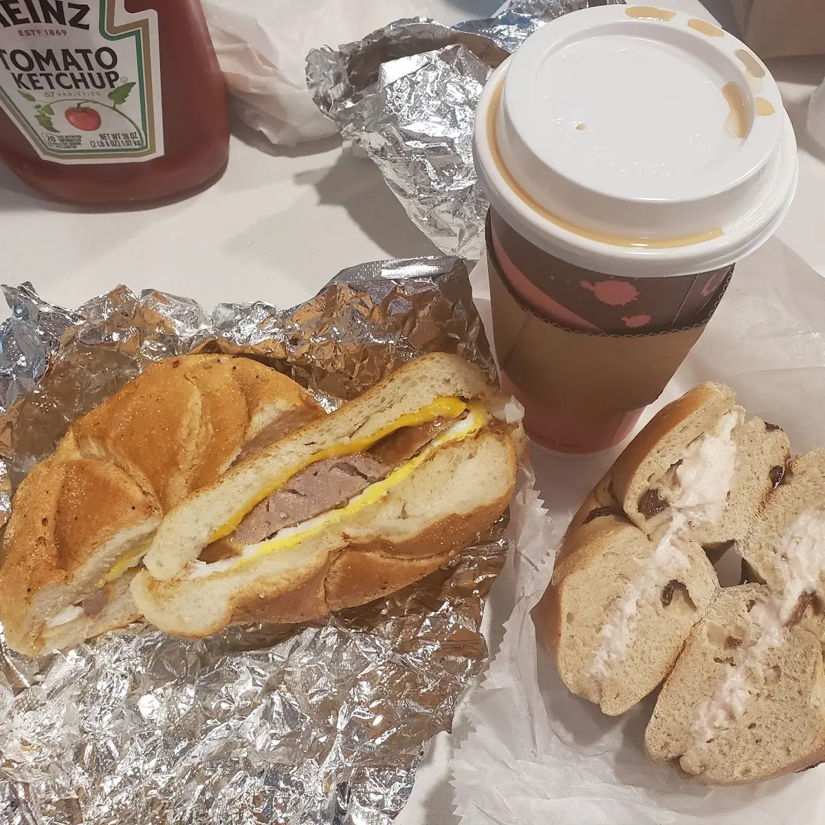 Sausage Egg and Cheese Breakfast Sandwich