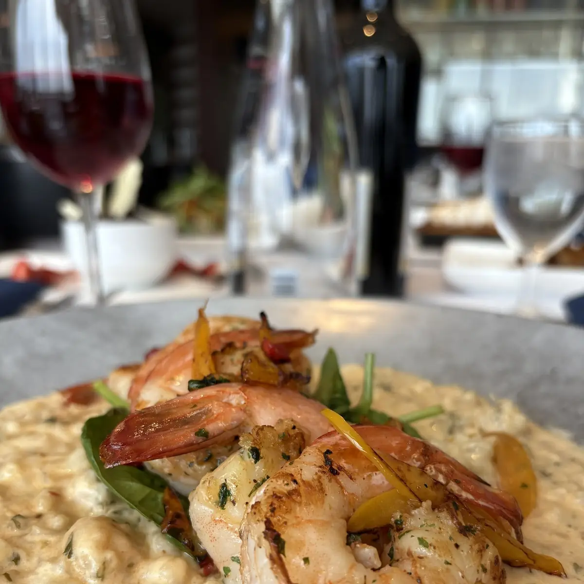 Seared Shrimp Risotto