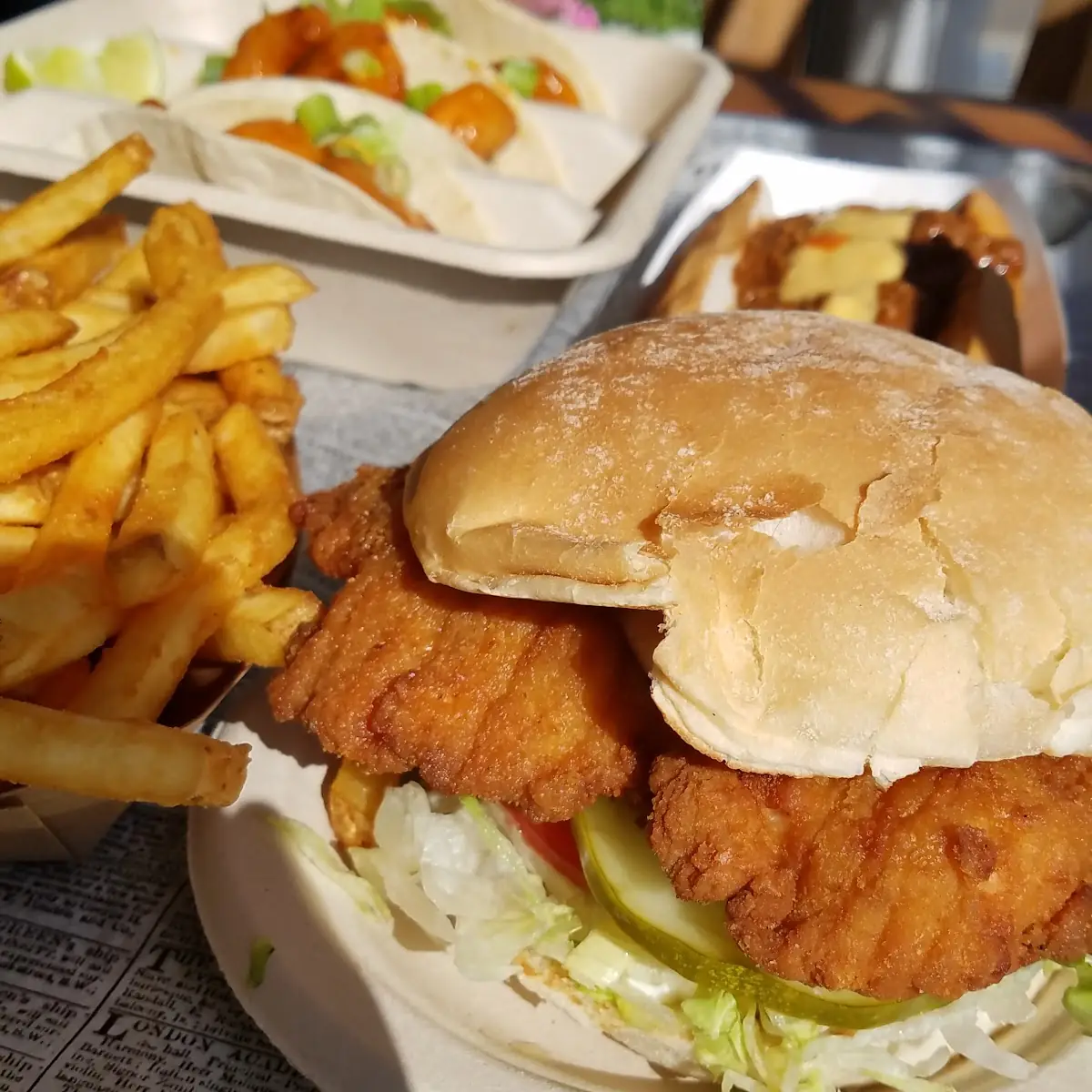4. Fish & Chips, Small Soda