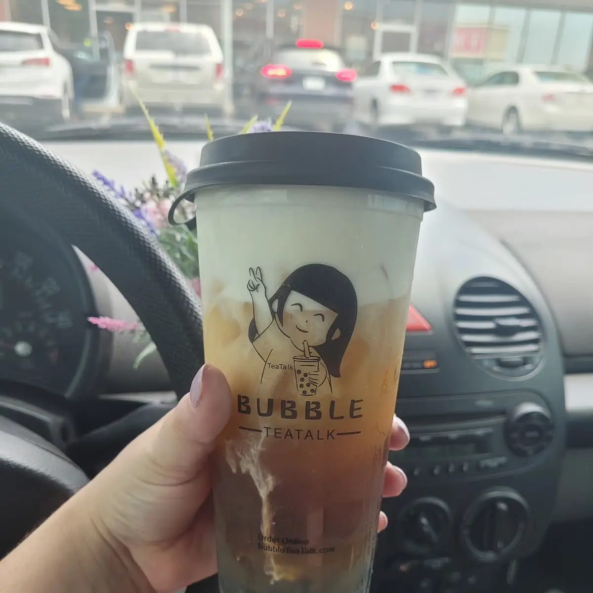 Jasmine Green Tea with Milk Foam