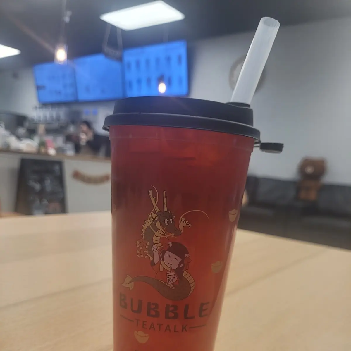 Strawberry Dragon Fruit with Strawberry Boba