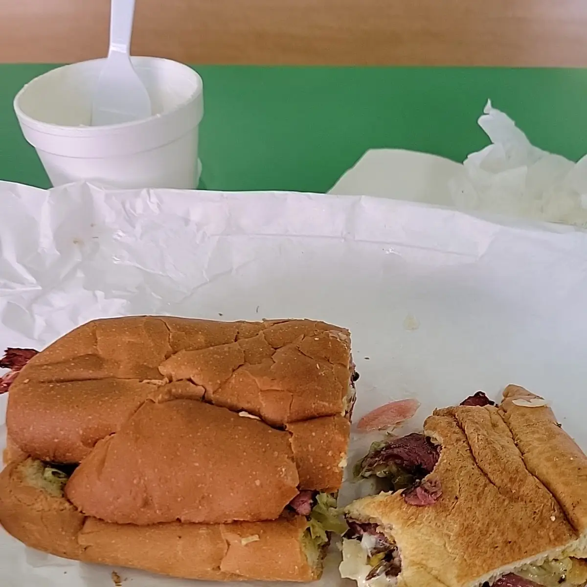 Hot Pastrami Sandwich