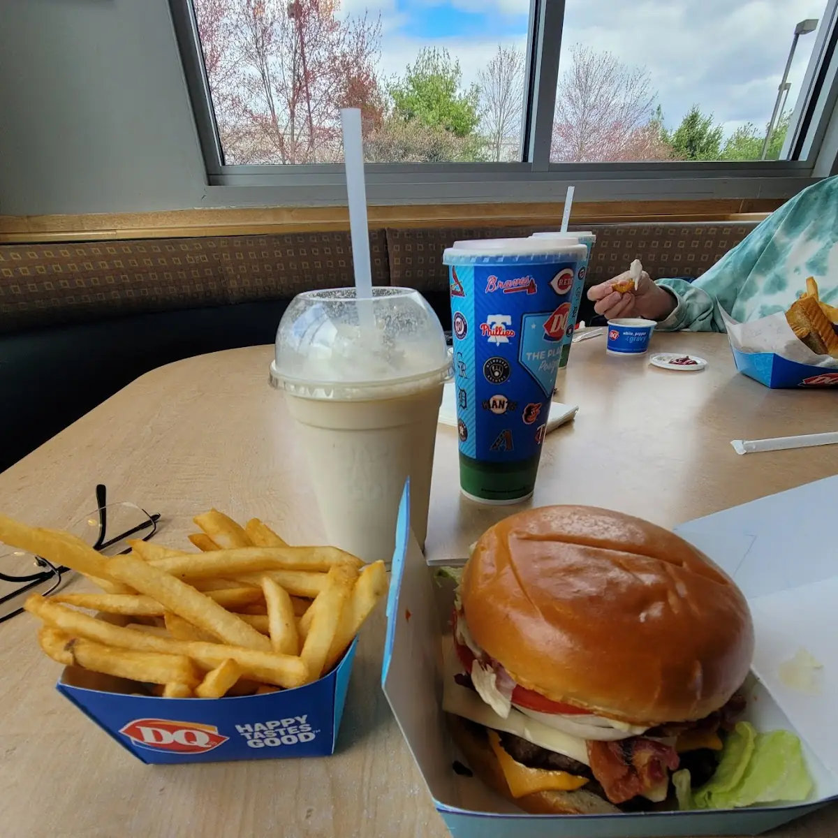Cheeseburger Combo Nutter Butter Milkshake