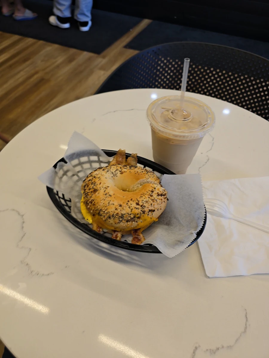 Egg N Cheese Everything Bagel