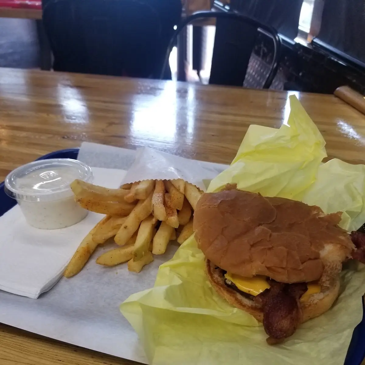 Jr Bacon Cheese Burger