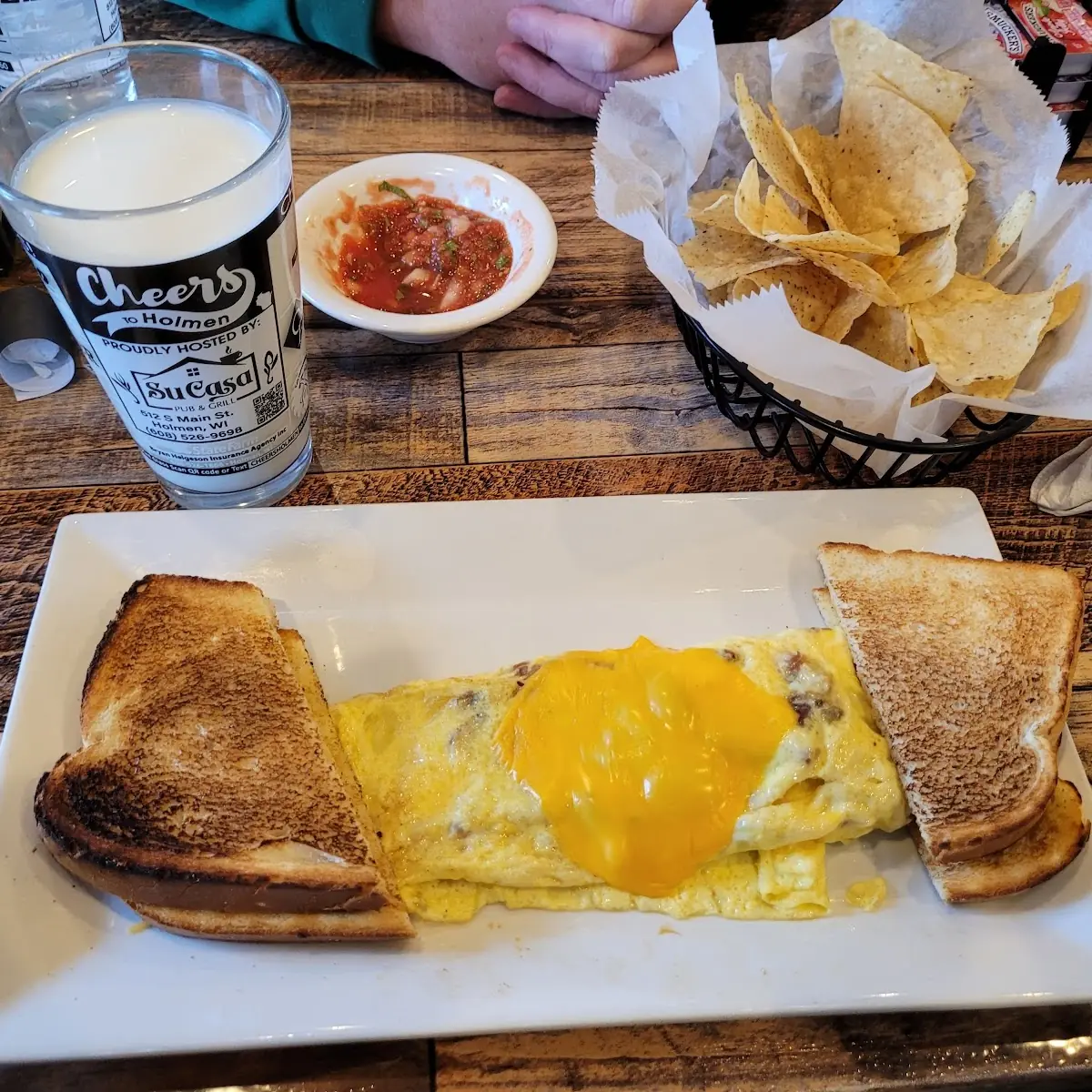 Bacon and Cheese Omelette
