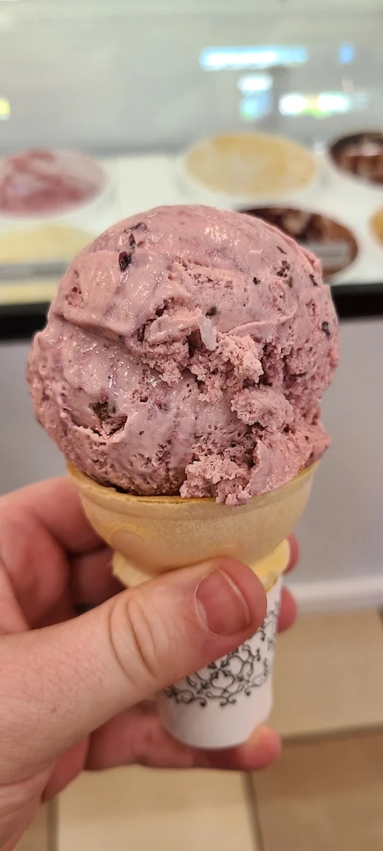 Blueberry Waffle Cone