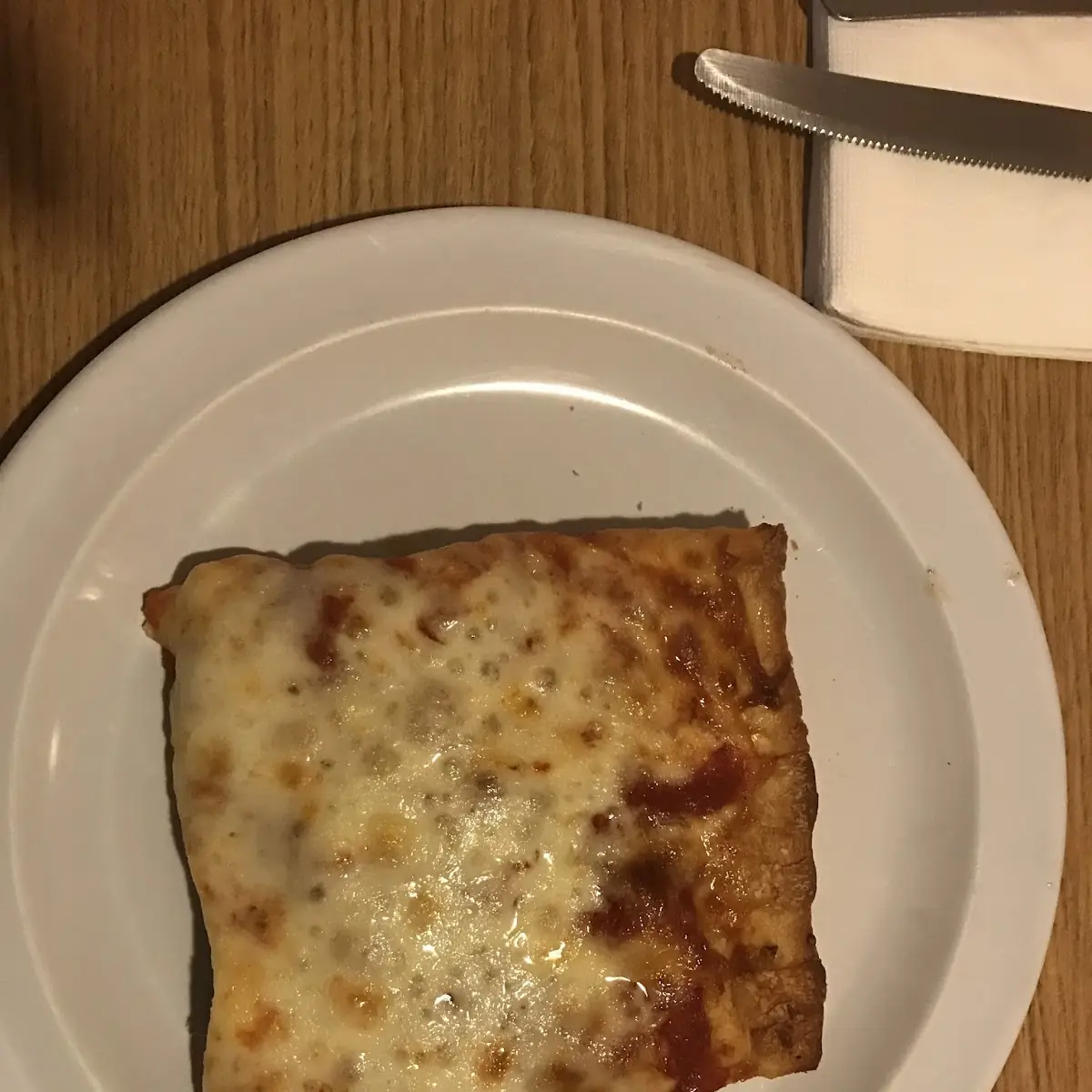 Sicilian Plain Cheese Pizza
