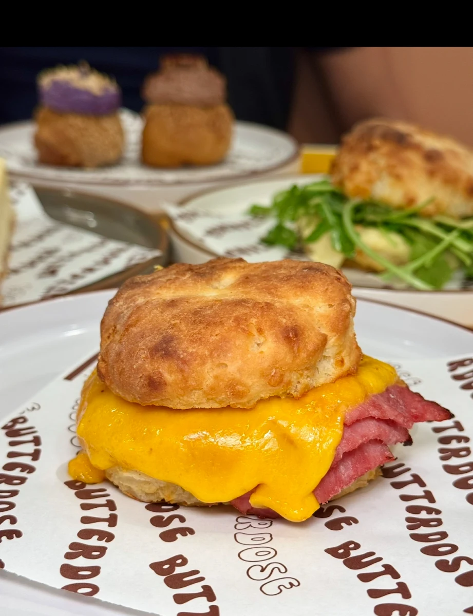 Ham and Cheese Biscuit