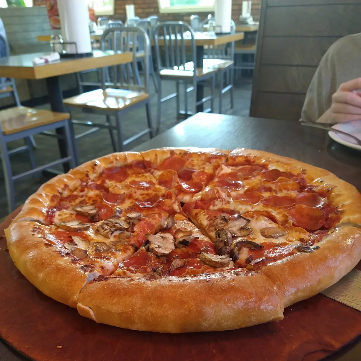 Pepperoni Pizza 1 2 Mushroom