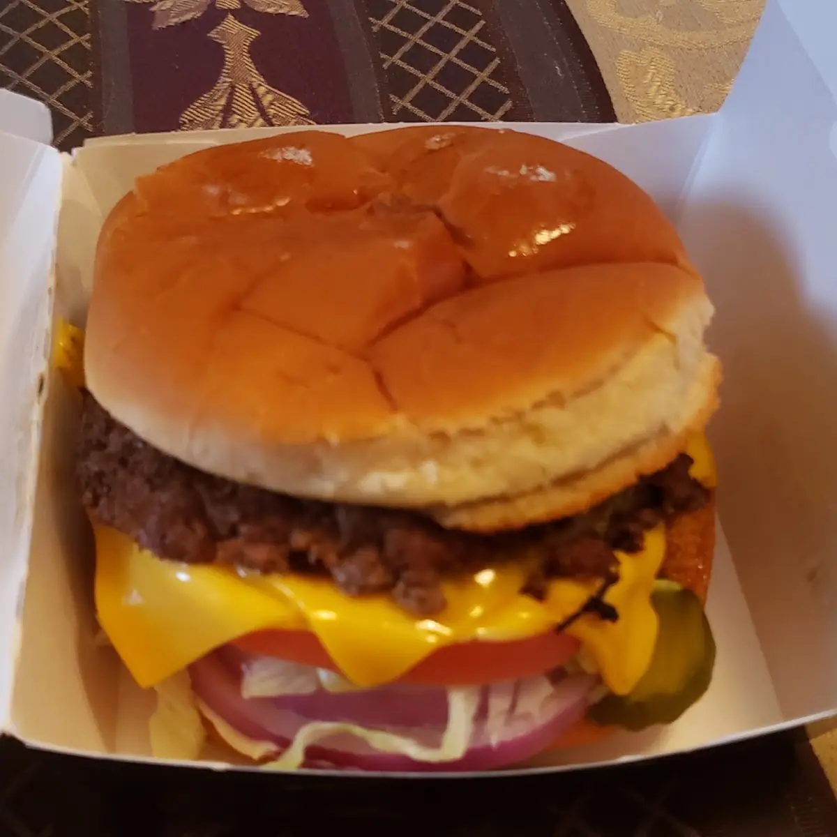 Culver's Deluxe Double Cheeseburger