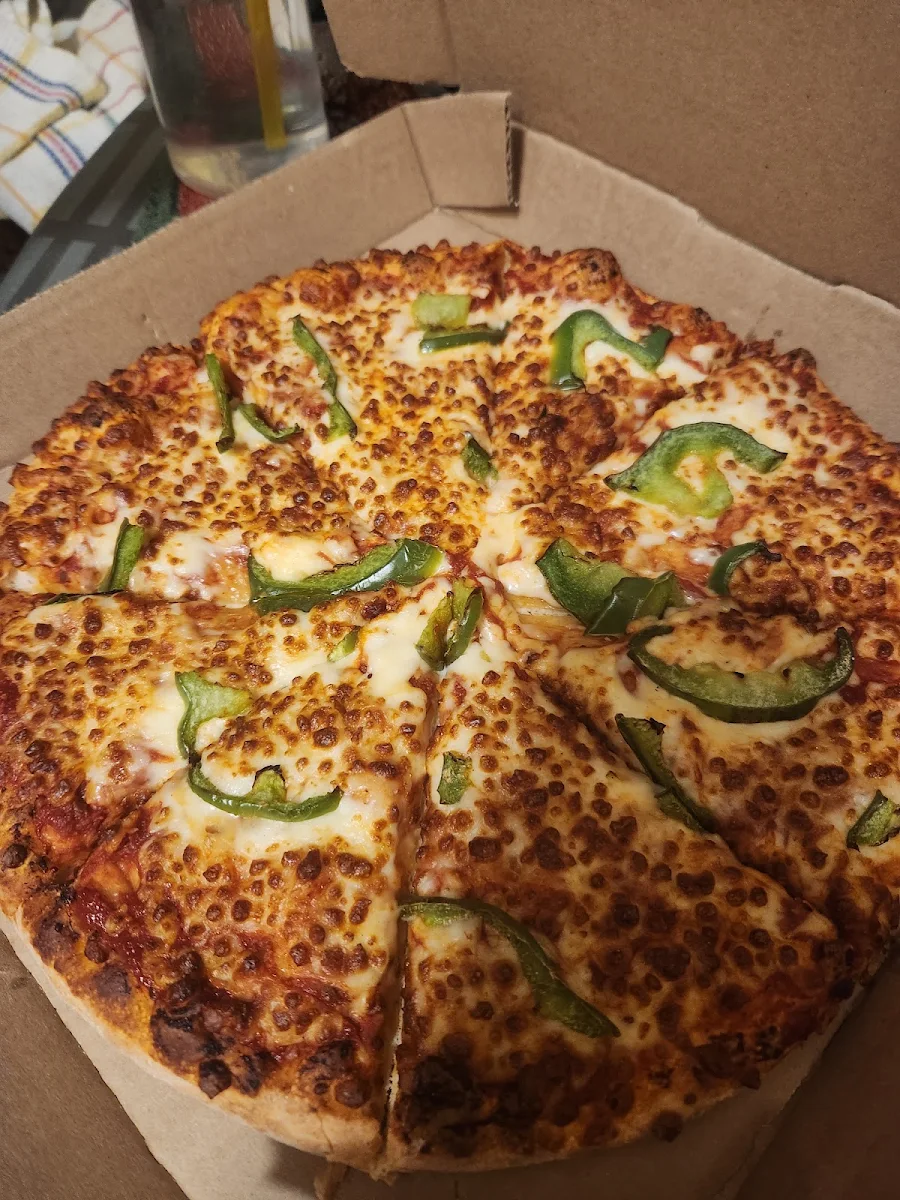Green Pepper Medium Pizza, Domino's Pizza