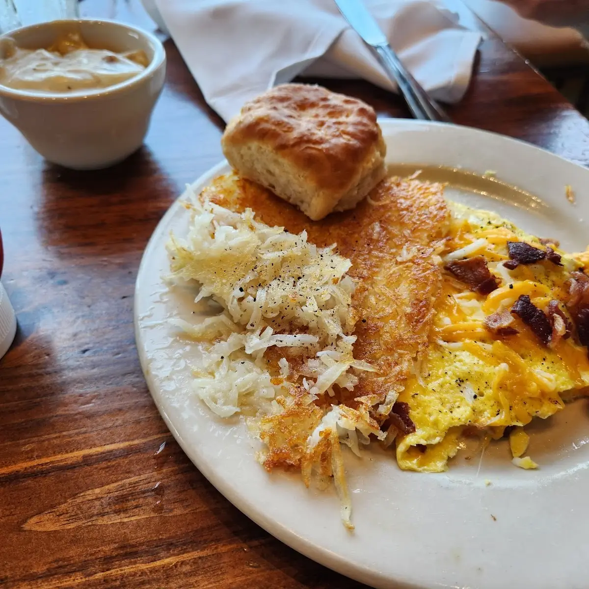 Bacon Cheese Omelette
