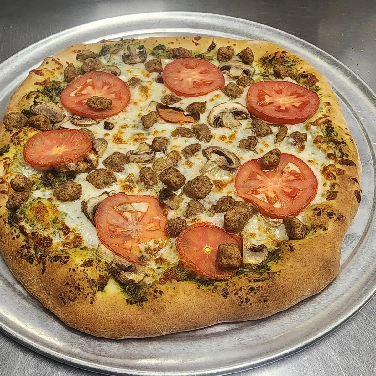 Chicken Pesto Pizza